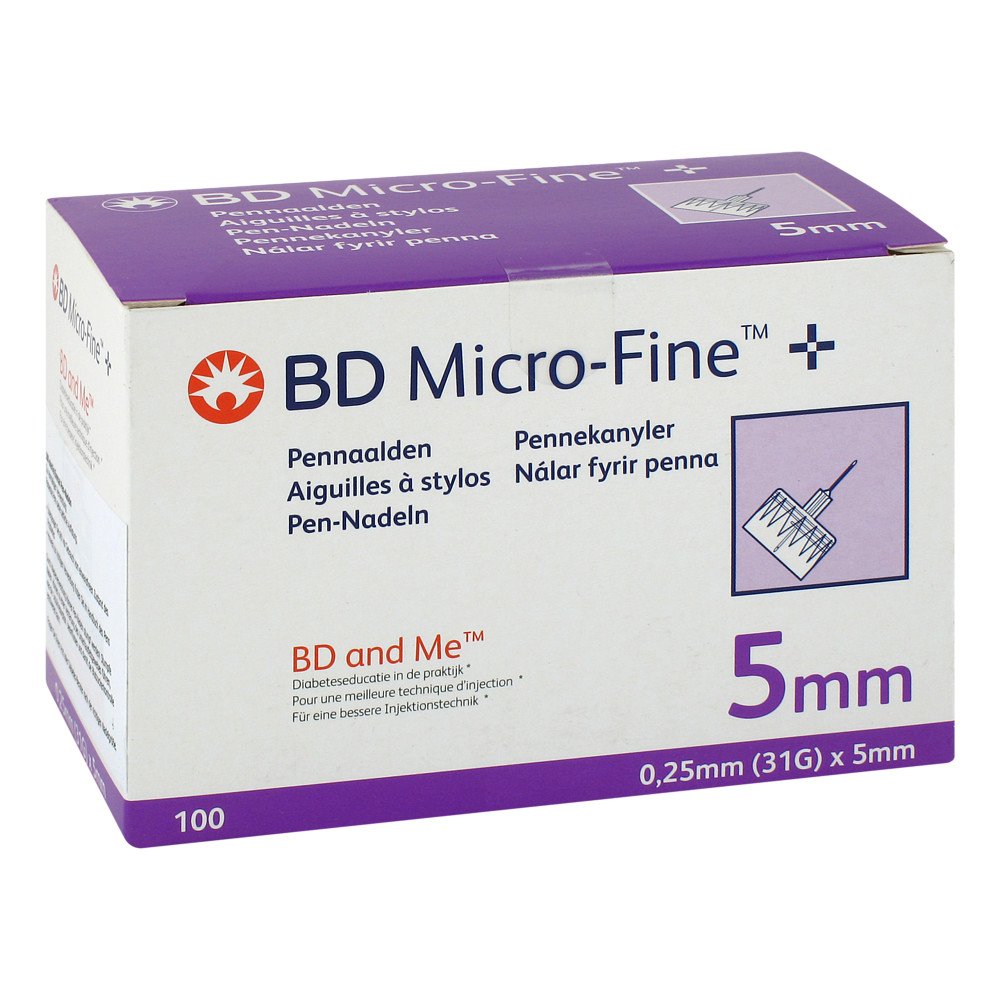 1001 Artikel Medical GmbH Bd Micro-fine+ 5 mm Nadeln 0,25x5 mm 09239168