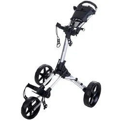 Fast Fold Square 3-Rad Trolley silber