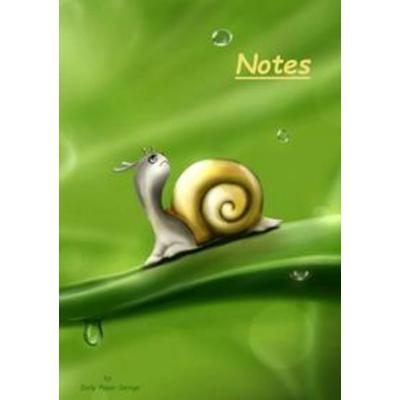 Notizbuch A5 dotted [Snail - Schnecke] Softcover von Daily Paper Design | 80 Seiten | als Tagebuch, Bullet Journal, Notizheft | & aus nachhaltiger und