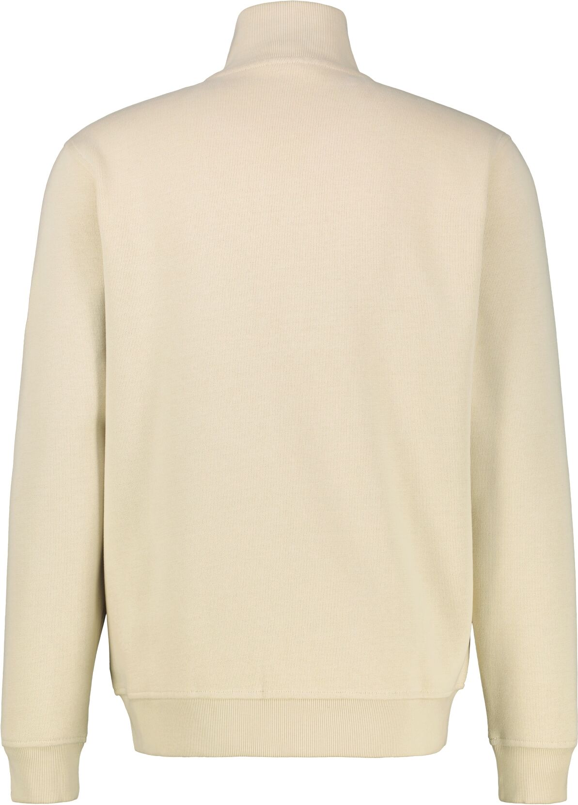 Sweatjacke LERROS "Sweatjacke in Übergrössen, modisch-sportiv", Herren, Gr. 5XL, foam weiß, 70% Baumwolle, 30% Polyester, Sweatjacken Sweatjacke foam weiß 5XL