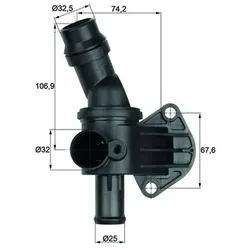 Thermostat Kühlmittel MAHLE TI 8 87 für Audi VW Seat Skoda A3