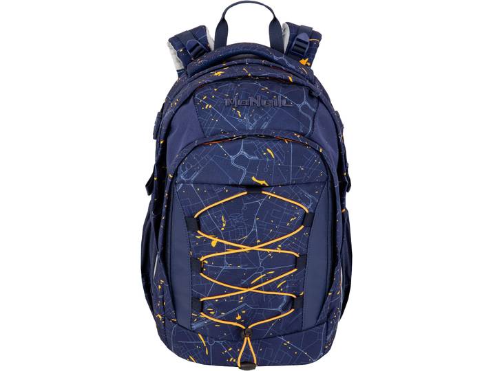 Schulrucksack MCNEILL Luca , Mädchen, Gr. B/H/T: 30cm x 45cm x 23cm, splash, Polyester, Rucksäcke Schulrucksack