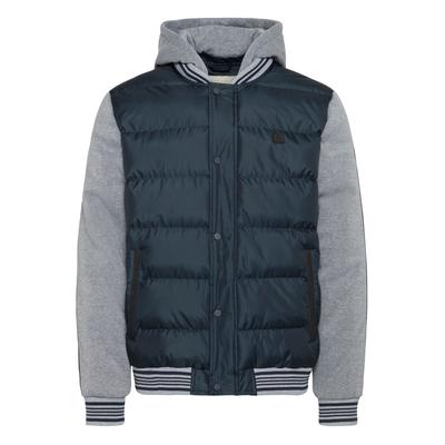 Collegejacke BLEND "Collegejacke BHErnie", Herren, Gr. S, blau (salute), Obermaterial: 100% Polyester PES., Jacken Collegejacke