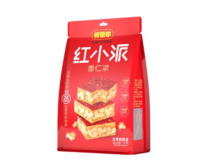 Haoxiangni kleine rode taart (taart met rode dadel en walnoot)