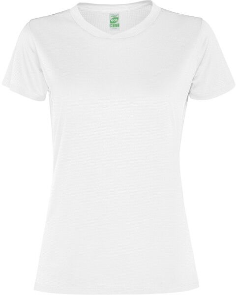 T-shirt technique ajusté personnalisé Slam Woman blanc L