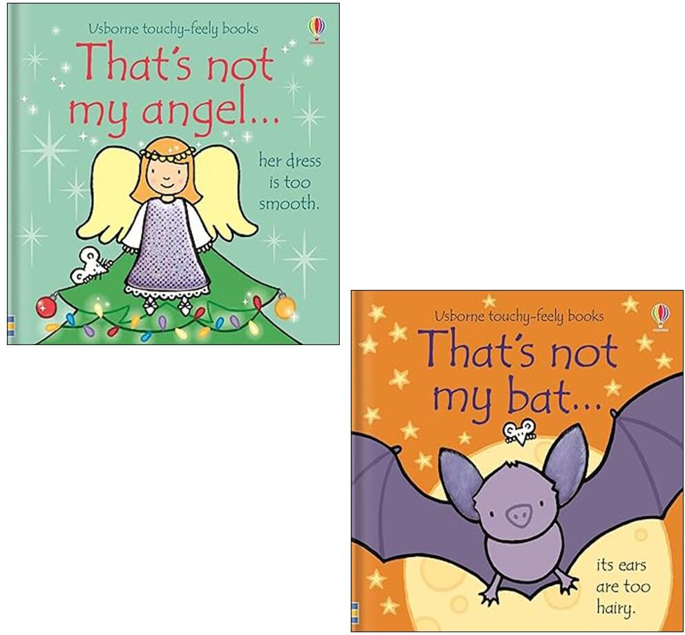 Usborne That's Not My Series 2 Books Collection Set By Fiona Watt (Angel, Bat)