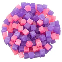 Wachswürfel lila/pink, 200g