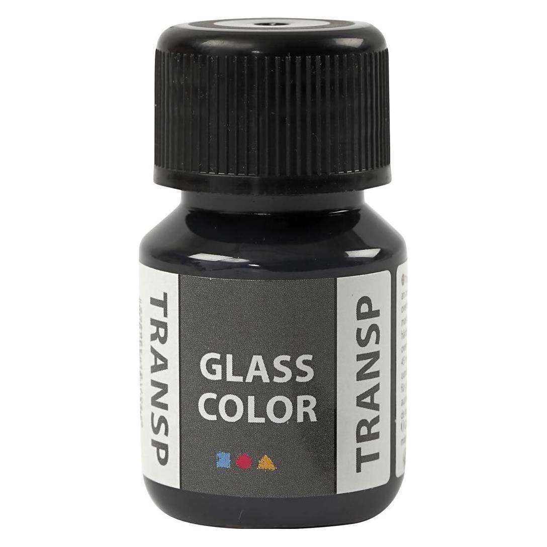 Creativ Company Glasfarbe, transparente Farbe - Schwarz, 30 ml (30 ml) (45376456)
