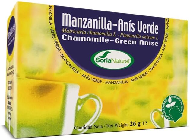 Soria Natural INFUSÃO - CAMOMILA COM ANIS 20 Infusões