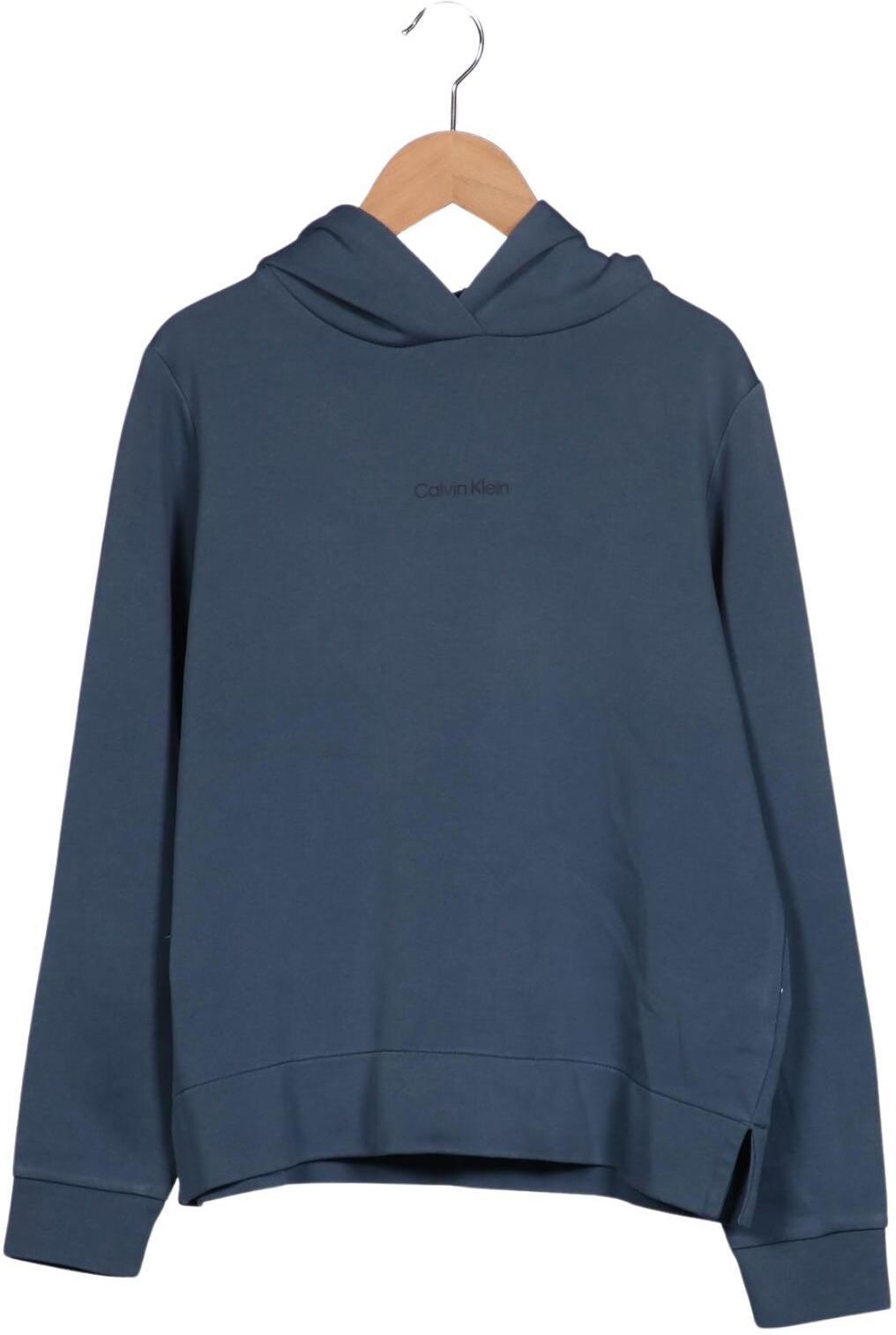 Calvin Klein Damen Kapuzenpullover, Blau, Gr. Xxs, Baumwolle / Synthetik - Second Hand
