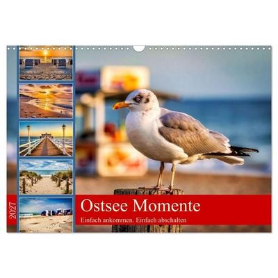 Ostsee Momente (Wandkalender 2027 DIN A3 quer), CALVENDO Monatskalender