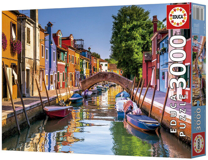 EDUCA BORRAS Puzzle 3000 pcs Burano, Italie - Educa