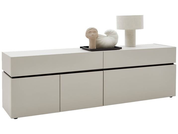 Voleo TV-Lowboard UNIQUE, Kaschmir, Holznachbildung