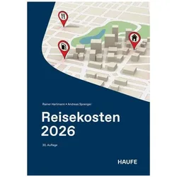 Reisekosten 2026, Fachbücher von Rainer Hartmann, Andreas Sprenger