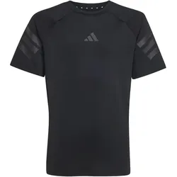 adidas Sport Icons 3-Streifen Trainingsshirt Kinder KC1985 - black/black 140