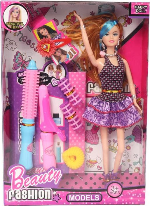 Goliat Creatieve speelset met pop en haarverzorgingsaccessoires voor kinderen