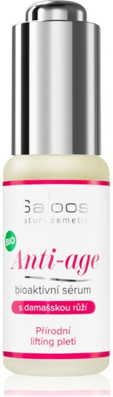 Saloos Anti-Age Lifting and Firming Serum for youthful look damask rose 20 ml