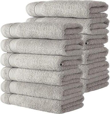 Classic Turkish Towels "Amadeus Luxury 12 Piece Turkish Cotton Washcloth - 12x12"""