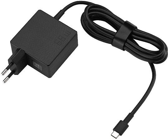 Adaptador de corriente - Original ASUS AC68-00, 68W, Interior, Conector USB Tipo-C, Negro