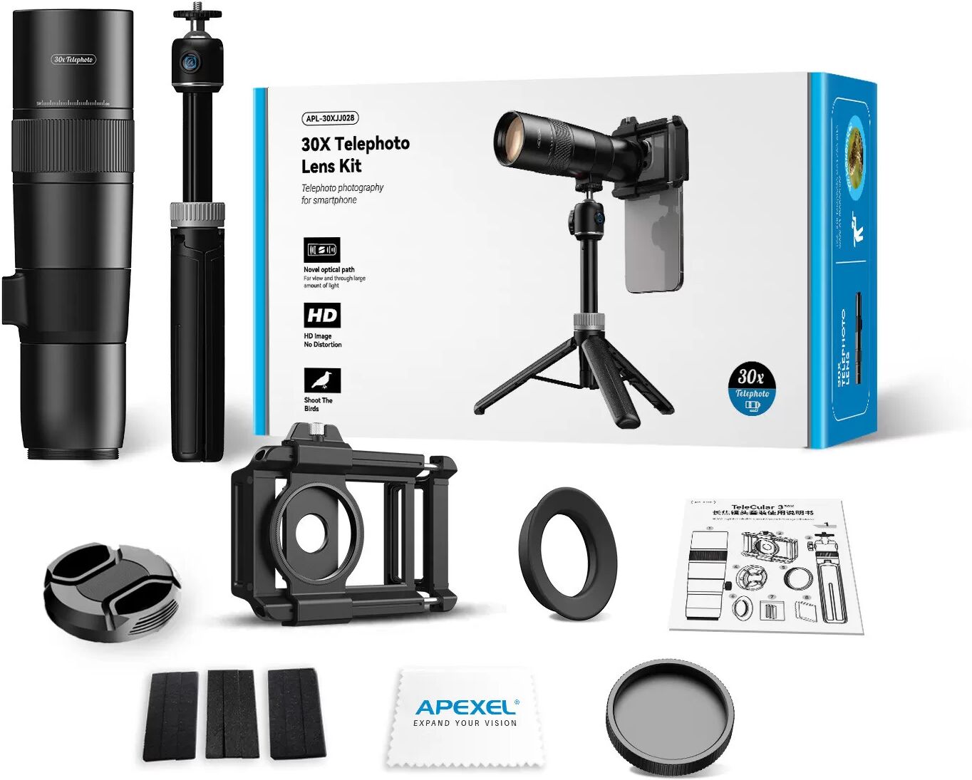 INF 30x Super Zoom Teleobjektiv für Mobi
