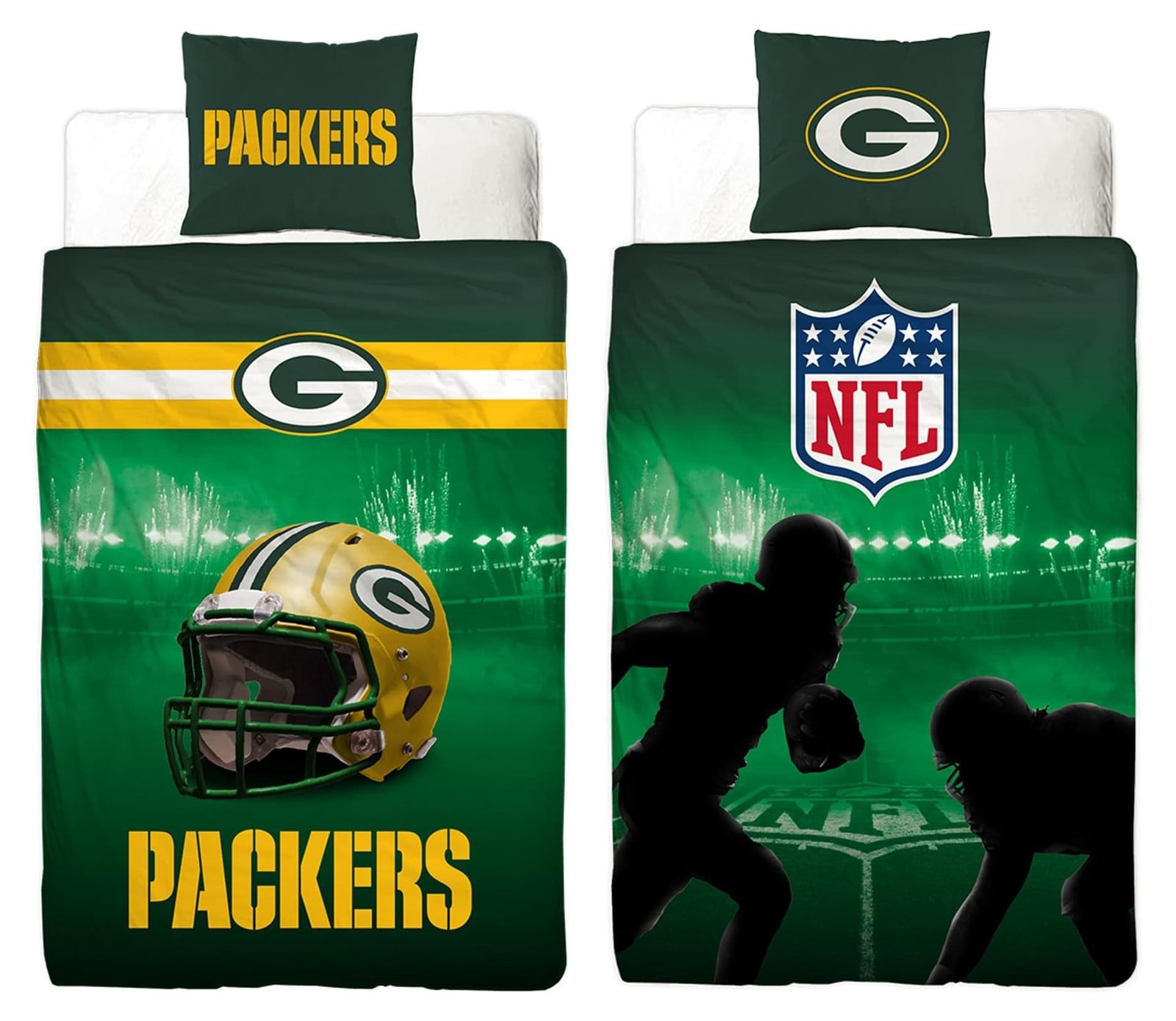 Green Bay Packers Dekbedovertrek voor volwassenen 135 x 200 cm