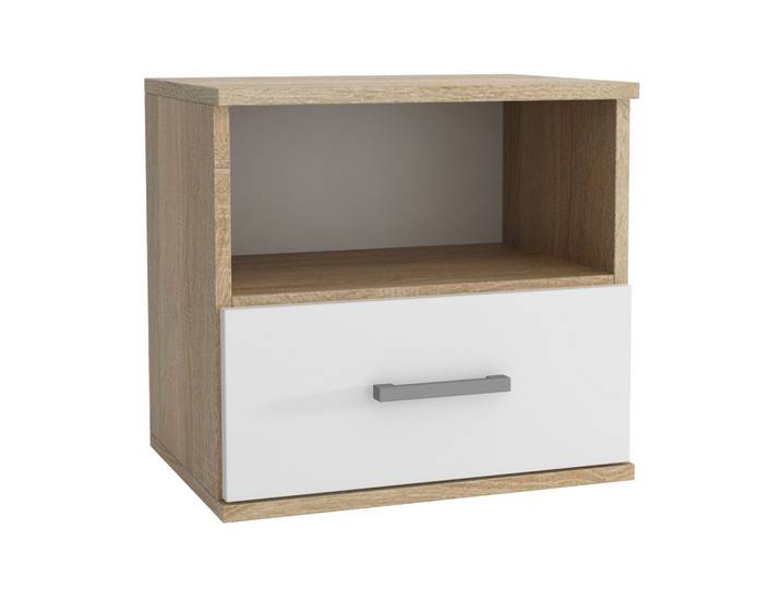 NACHTTISCH NOCTA 48/50/35 cm Weiß