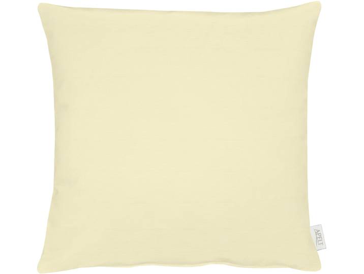 Dekokissen APELT 4362 Rips Uni Gr. 1, beige (natur, unifarben), B:39cm L:39cm, Mischgewebe, Dekokissen_Sitzkissen_Kissenhüllen, Dekokissen, Wasser- und Schmutzabweisend