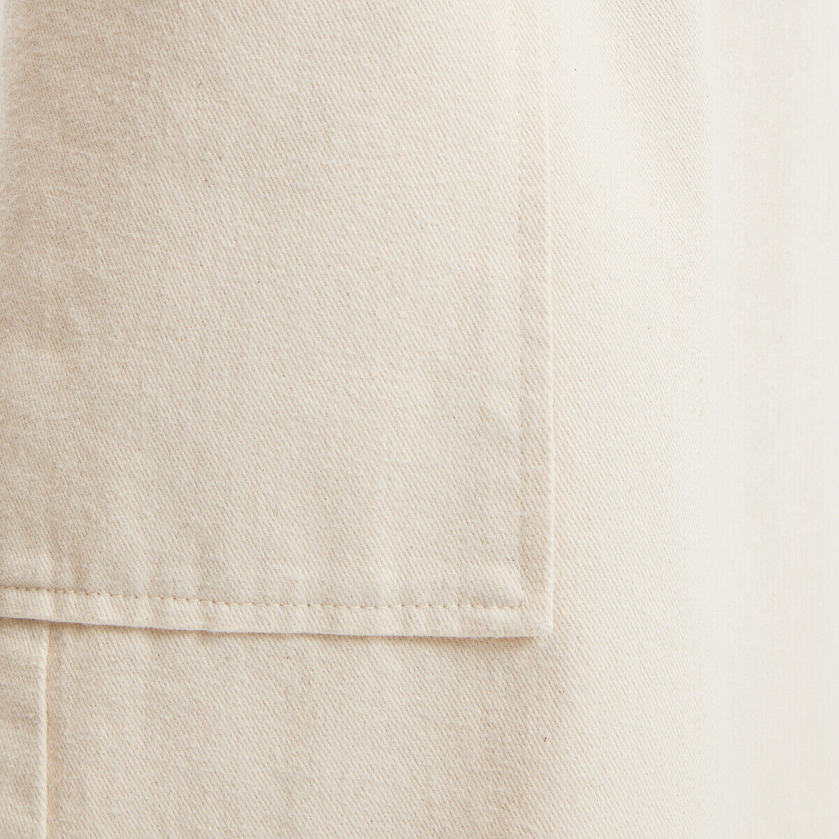 LA REDOUTE COLLECTIONS Robe droite en denim, courte, manches courtes