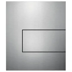 Tece square Urinal-Betätigungsplatte m. Kart. Metall, Edelstahl gebürstet, 9242810 9242810
