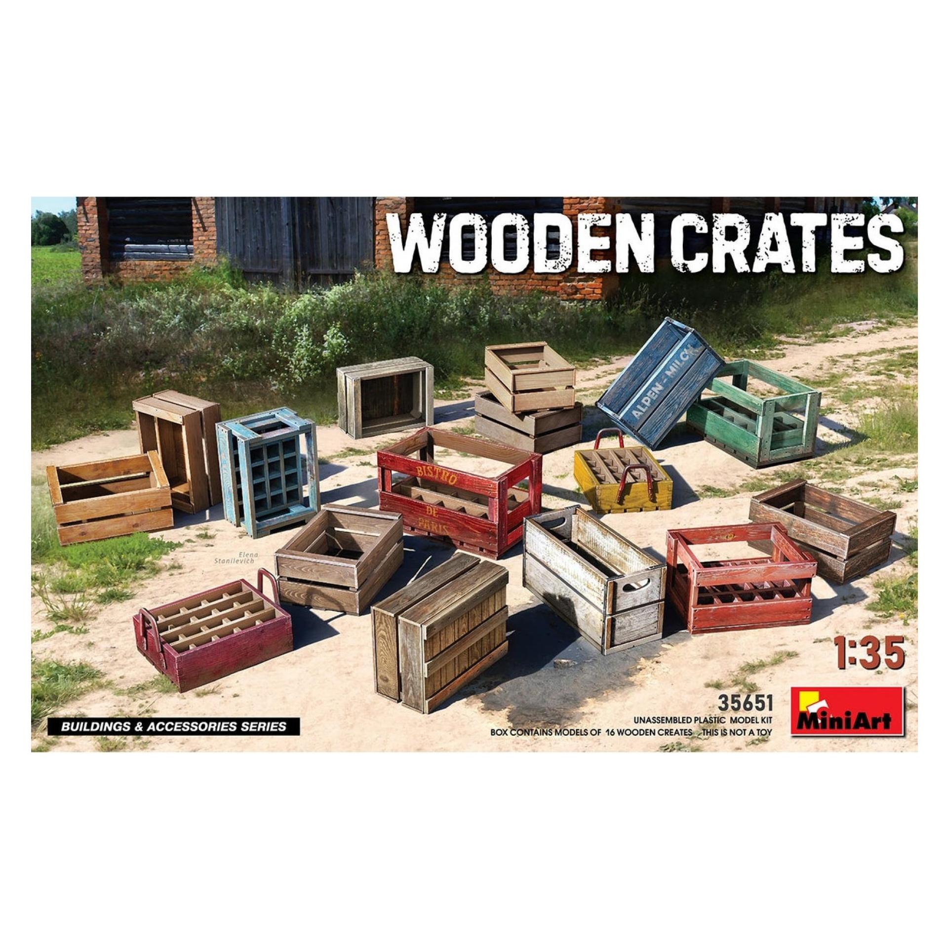Other 1:35 Holzkisten (16) Getränke/Lebensm. (550035651)