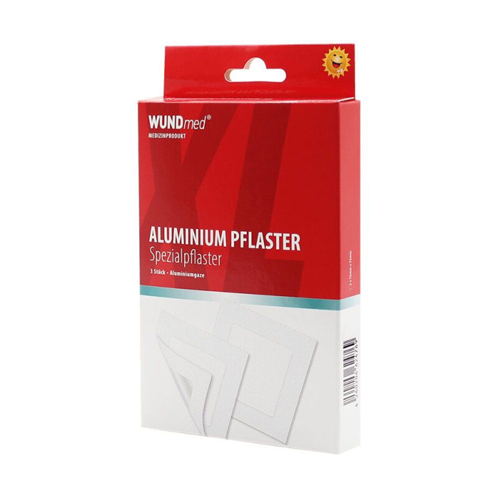 Pflaster m.Aluminiumgaze Schürfwunden 3 St