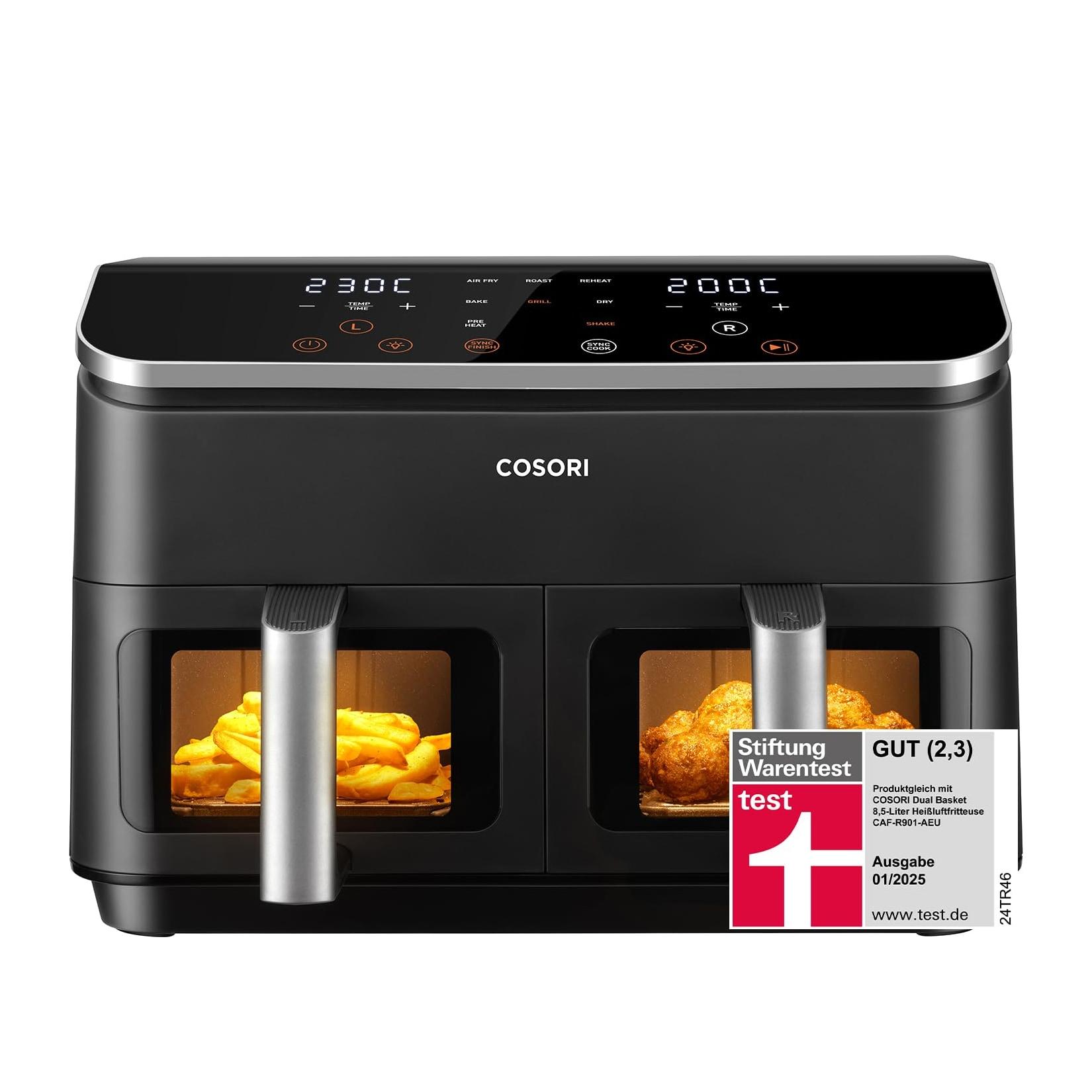 Cosori CAF-R901-AEU Doppel-Heißluftfritteuse