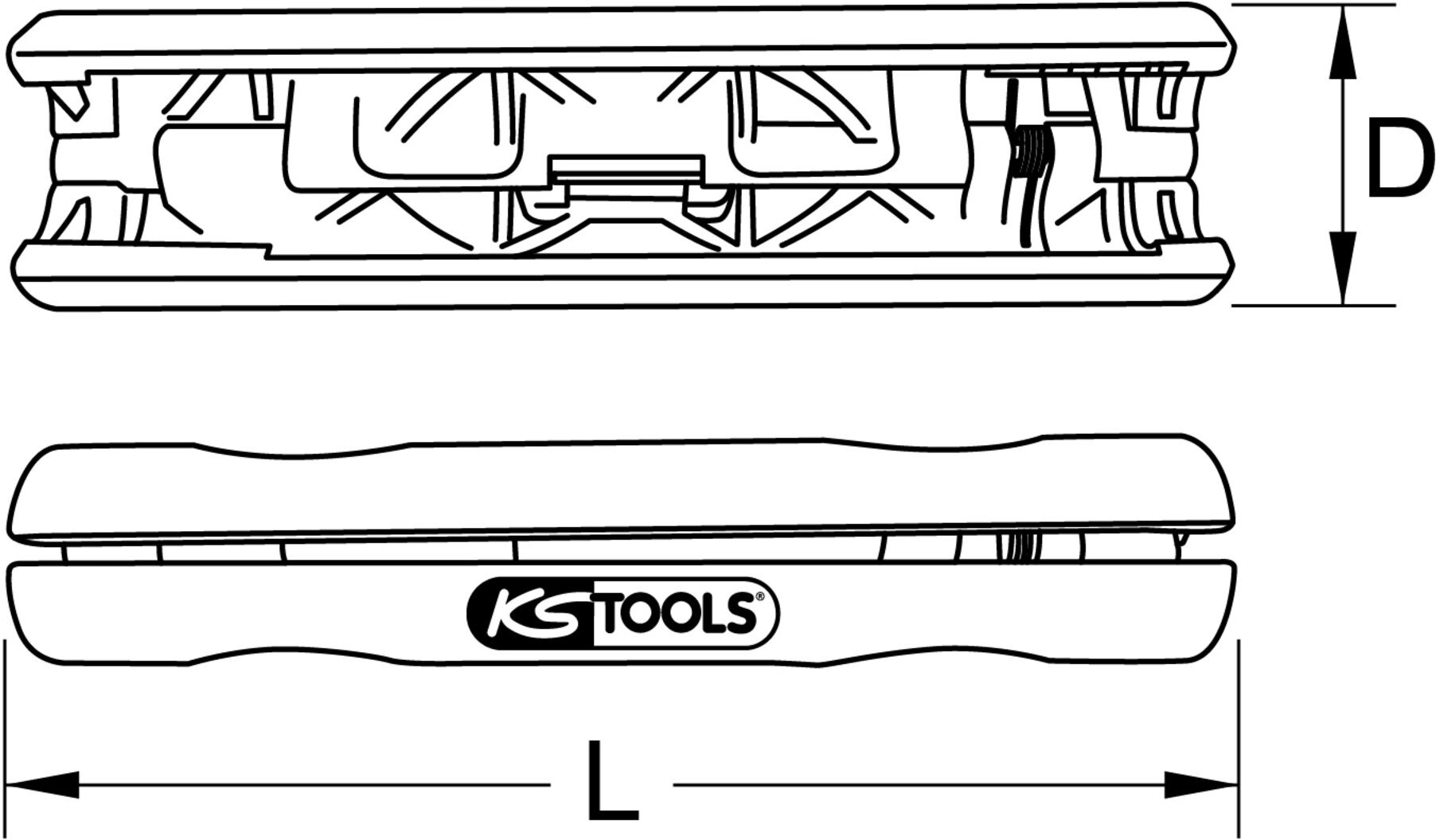 KS Tools Coaxial-Abisolierer, 4,8-7,5mm (115.1002)