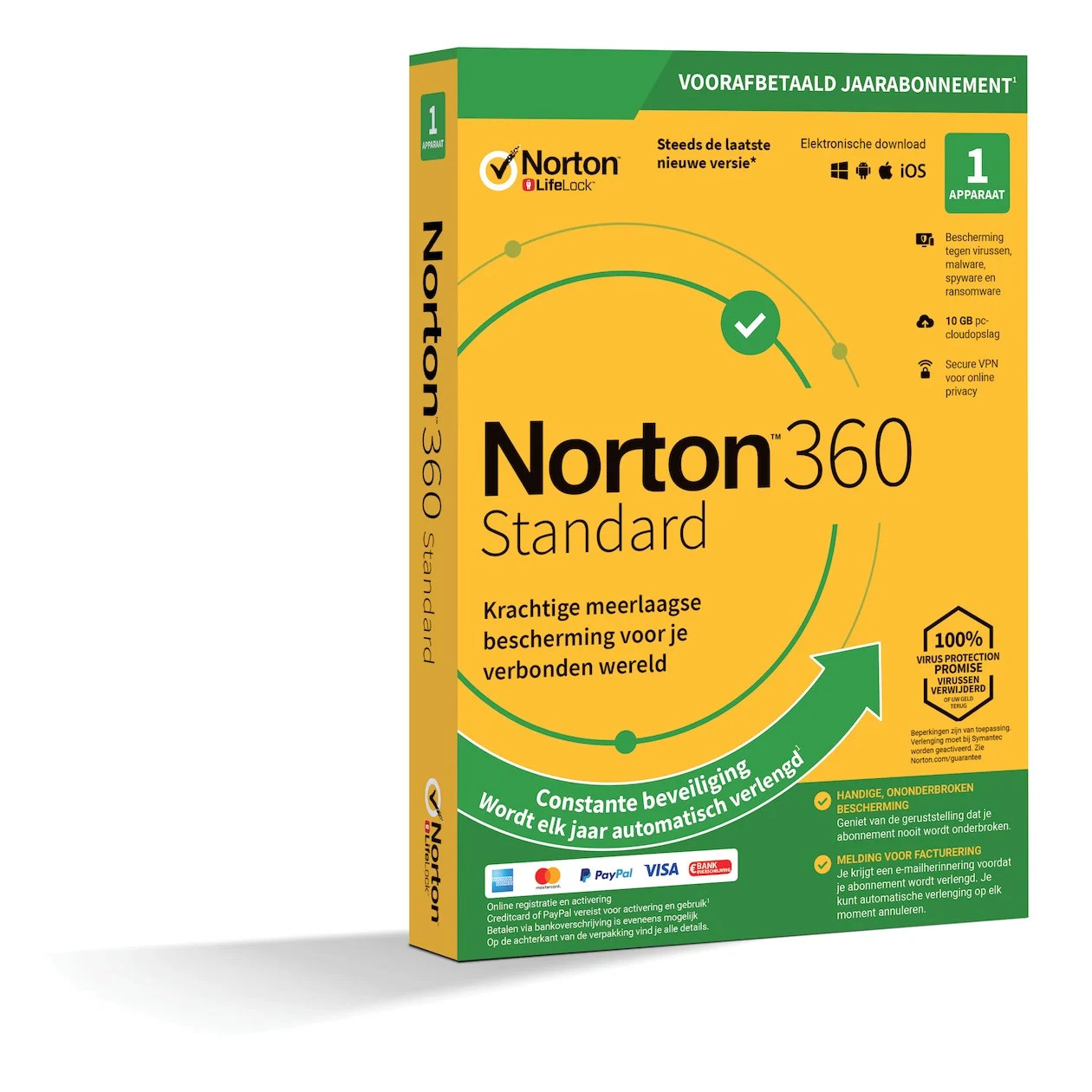 Norton 360 Standard Digitale licentie Software voor 1 apparaat