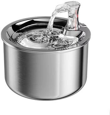 Inspired Finds 2L Stainless Steel Automatic Cat Water Fountain Pet Drinking Dispenser With Sensor & Heater 2L Stainless Steel Automatic Cat Water Fountain Pet Drinking Dispenser With Sensor & Heater