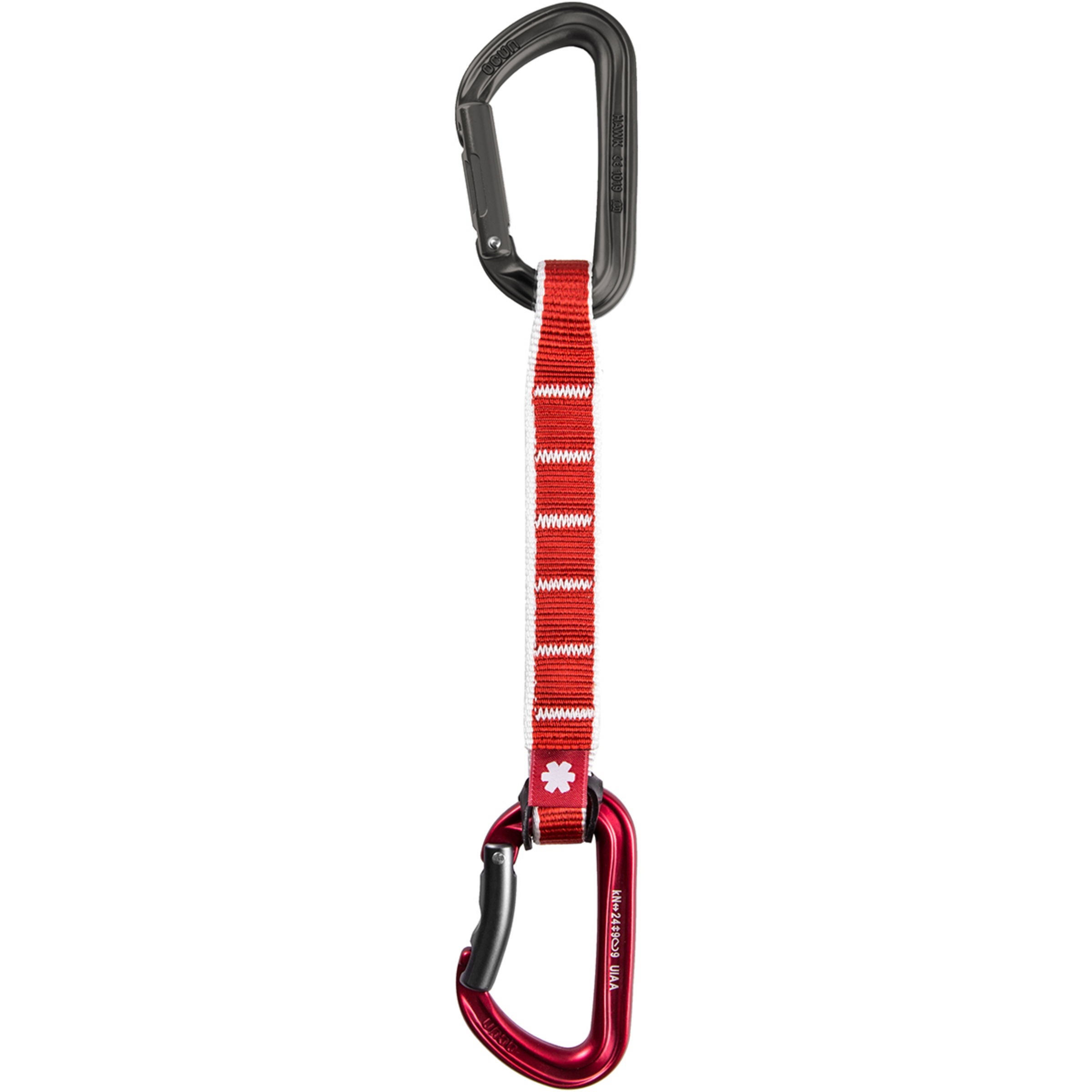 Ocun Hawk QD Zoom PA 15/22 Expressset Express-Sets rot Größe 16CM Sportklettern