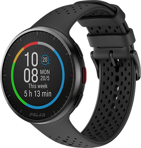 REACONDICIONADO Seminuevo Excelente Reloj deportivo - Polar Pacer Pro, Negro, 21 cm, 1.2", GPS, GLONASS, Frecuencia cardíaca, WR50M