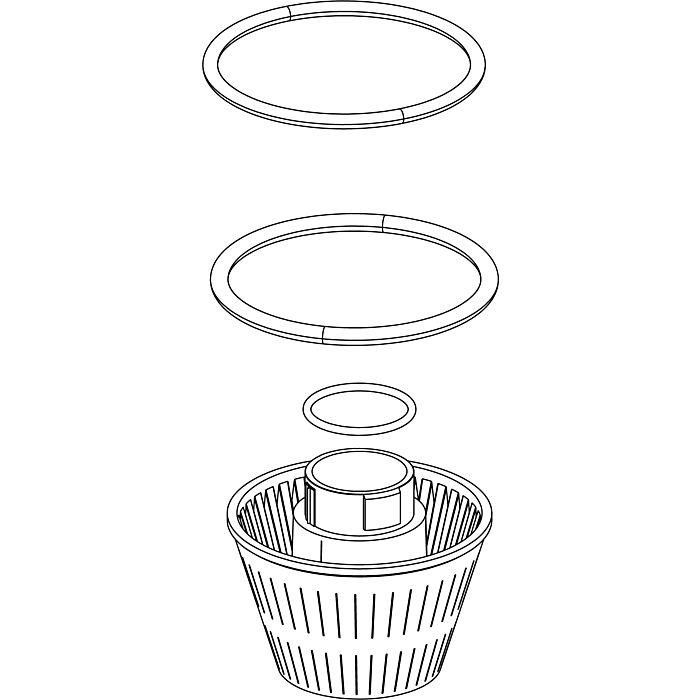 Grünbeck Harzfänger mit O-Ring 187616e zu GS2/G2, GE2 / GSE2, softliQ