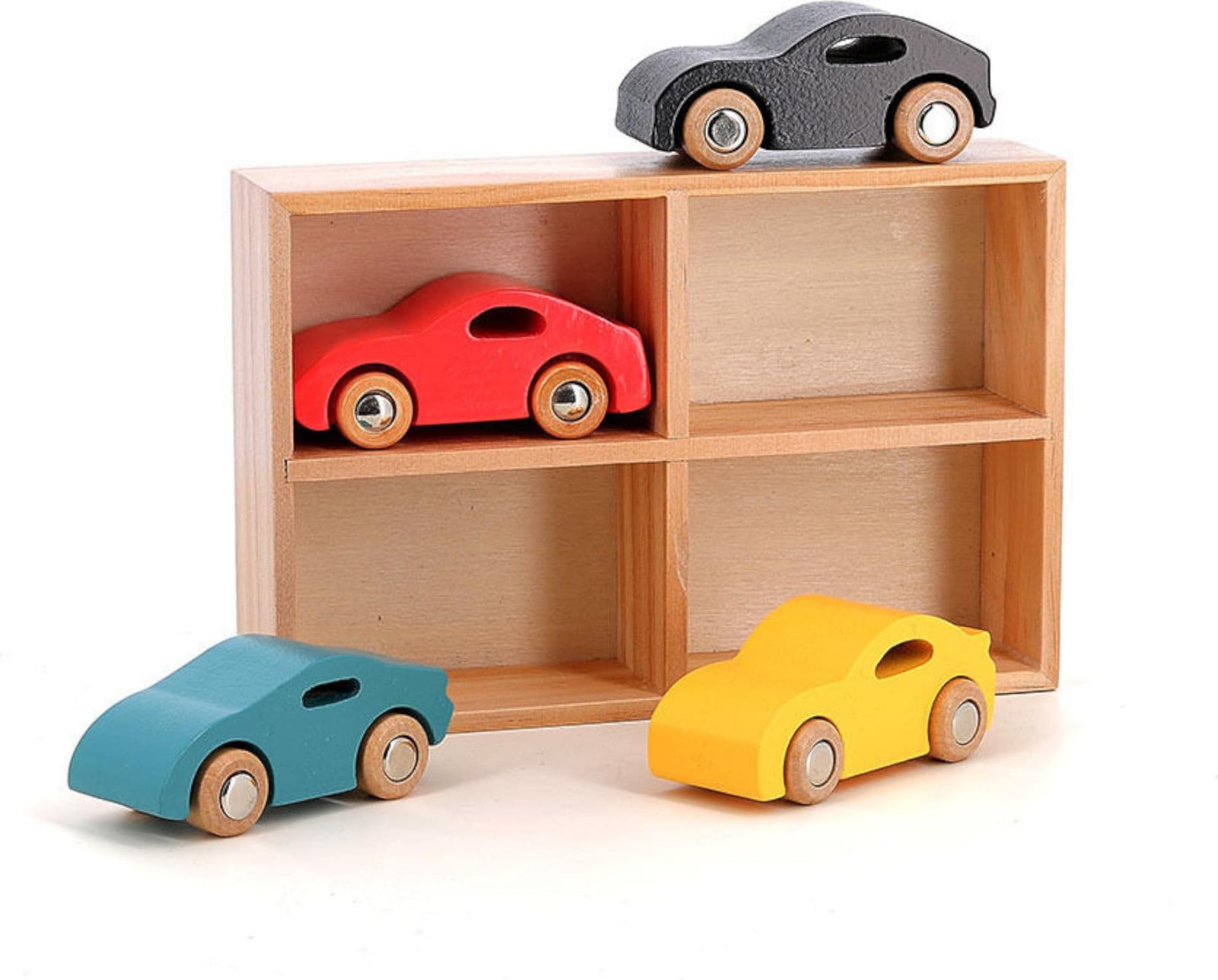 Vilac Sada set van 4 houten auto's Super Vilacity