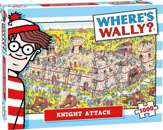 Where's Wally Knight Attack Puzzel van 1000 stukjes door Plenty Gifts Spellen