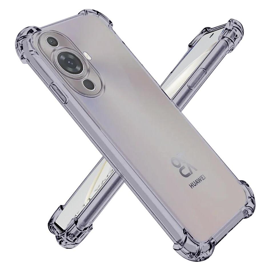 Techsuit - Shockproof Clear Silicone - Huawei nova 11 / nova 12s - Smoke Black (Huawei Nova 11i) (59432934)