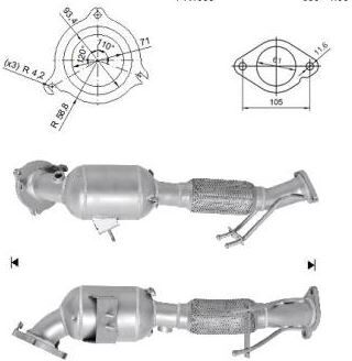 Vegaz Katalysator Fk305 Für Ford Volvo