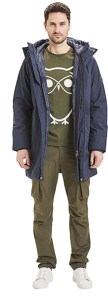 KNOWLEDGE COTTON APPAREL Softshell Parka blau   M M