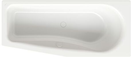 Bette BetteLuna Badewanne 2750-440 snow, 170x75x45cm, Schräge Fußende links