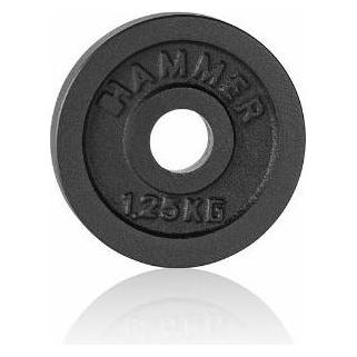 Hammer Fitness Hantelscheibe 30 mm 1,25 kg (1 x 1.25 kg) (17001)