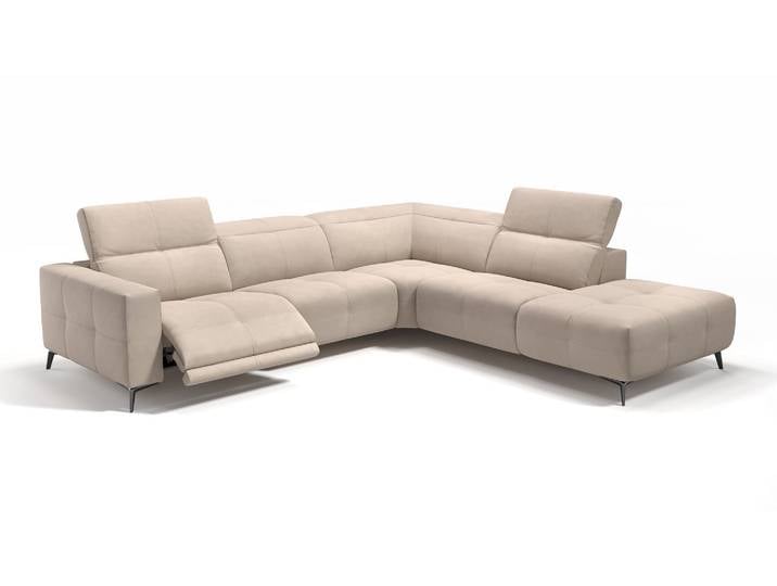 Stoff Ecksofa MARBELLA mit Funktion Eckgarnitur