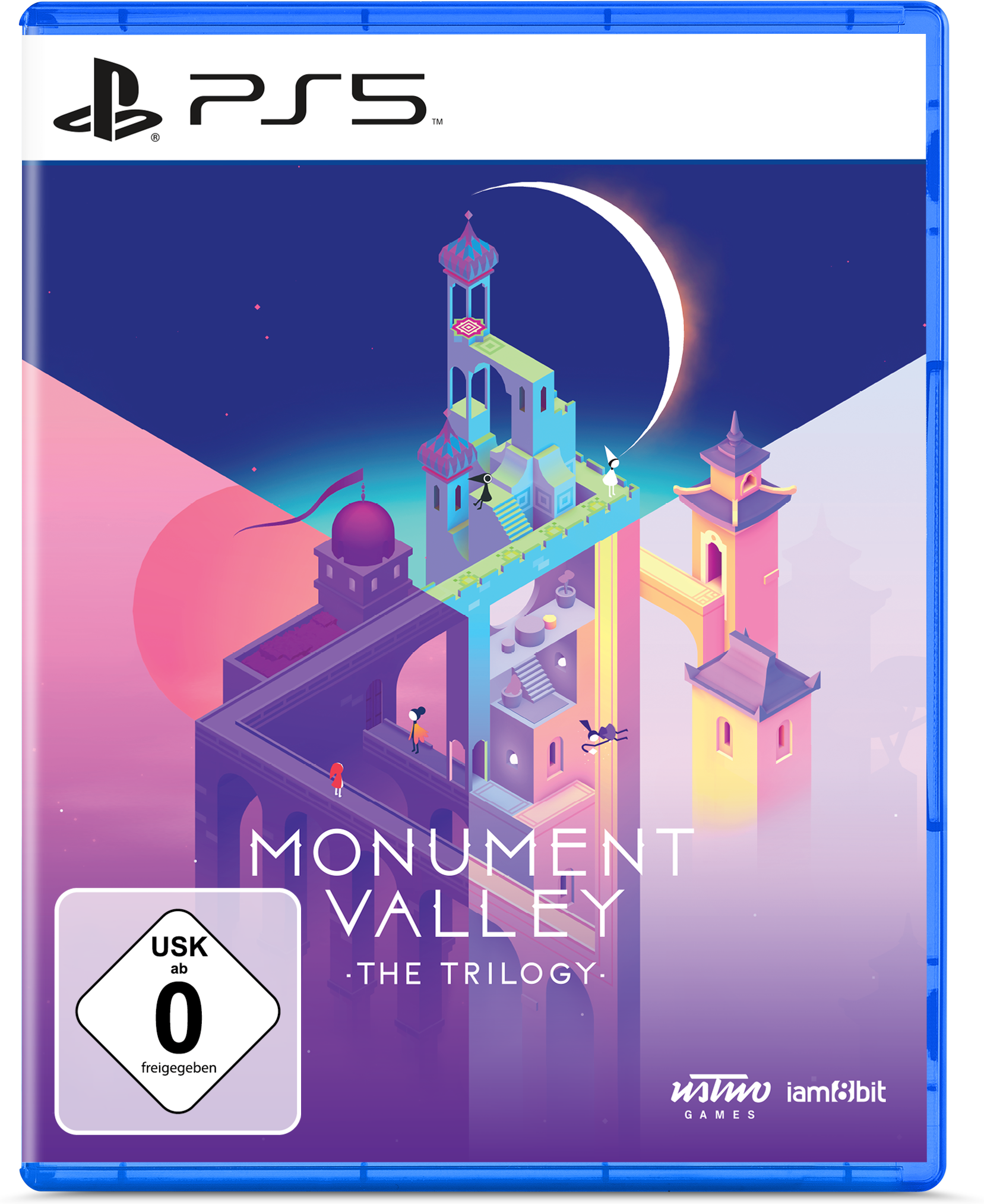 IAM8BIT Spielesoftware "Monument Valley: The Trilogy", bunt (weiß, neutral), PlayStation 5, Spielesoftware, Spielesoftware