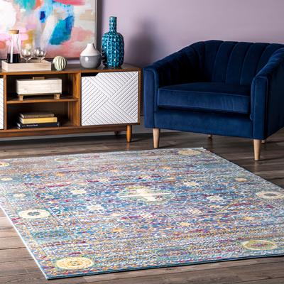Nuloom Vintage Persian Inspired Faded Medallion Area Rug