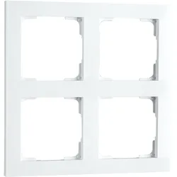 SG LEUCHTEN Rahmen 2-fach weiß matt horizontal Kunststoff 078060