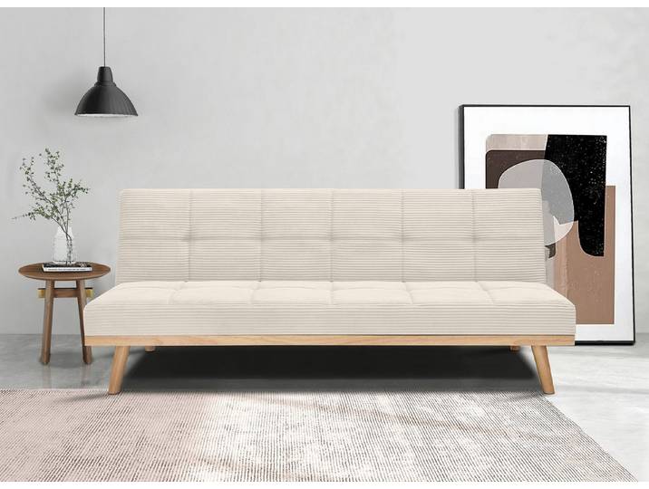loft24 Schlafsofa Ellen - Sofa Couch Schlafcouch Gästebett Funktionssofa, Sofa, Futon Sofa, Schlafsofa, Cordstoff, Länge 190 cm